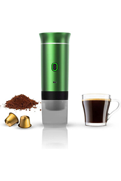 victiny Portable Espresso Machine 3 in 1, Capsule and Ground Coffee, Rechargeable USB, 60 ml
