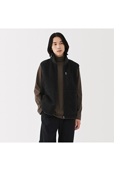 Muji سترة صوفية من بوا