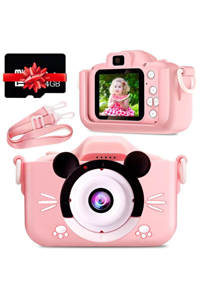 StartONTeam Cameră digitală pentru copii, ecran IPS, protecție pentru ochi, c...