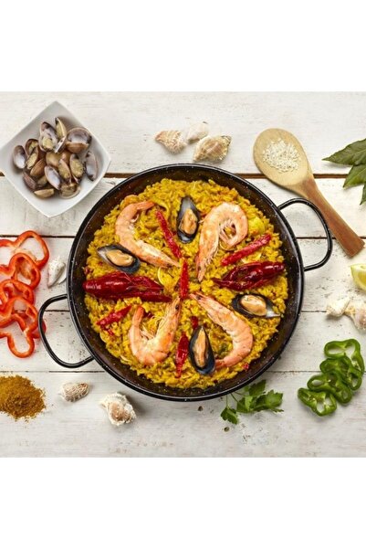 Viejo Valle Enameled paella pan, 26 cm diameter