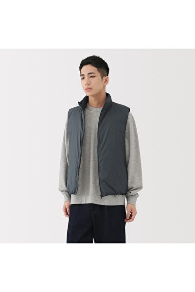 Muji Light Weight Down Pocketable Stand Collar Vest