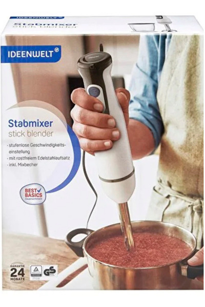 Empressco Beyaz Ideenwelt El Blenderi, pratik ve şık mutfak yardımcısı