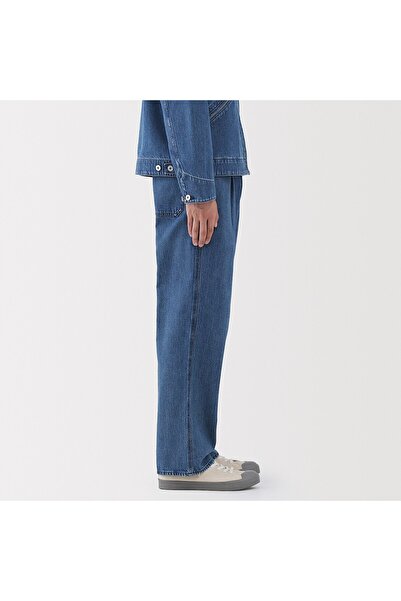 Muji Kapok Blended Denim Work Pants