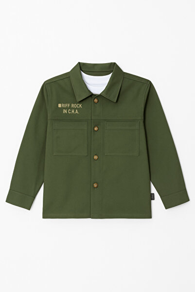 tinytrends Boy's 100% Cotton Snow Gabarin Set 3-Piece