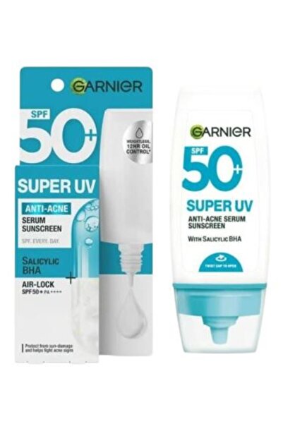 Garnier سيروم واقي شمس سوبر +spf50 للبشرة المعرضة للحبوب من غارنييه - 30مل