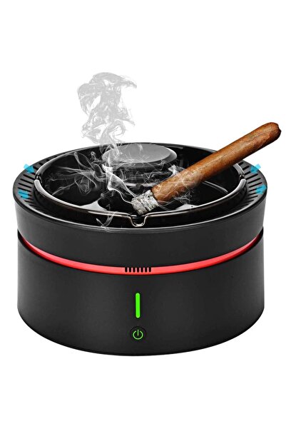 CZAY CZAY® Smoke Suction Electric Ashtray, Air Purifier, Negative Ions, Odor Elimination, 3 Stages
