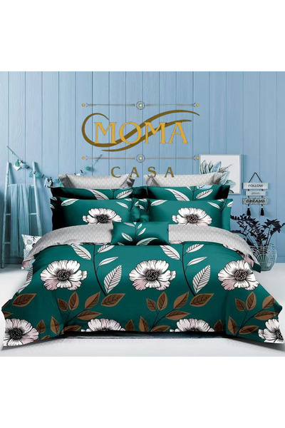 moma casa Bed linen, 6 pieces, 2 persons, 230x250cm, thick fineness