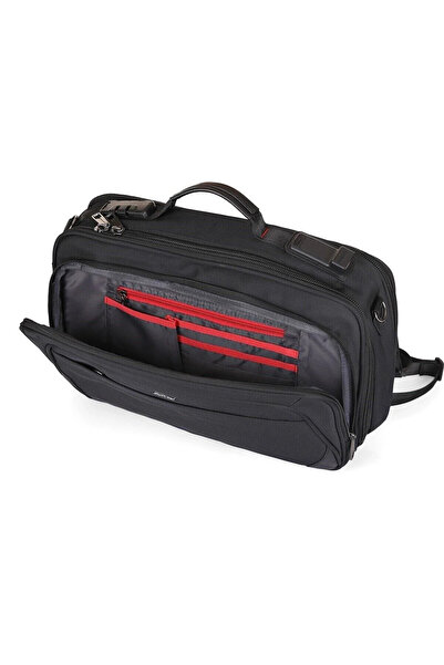 ÇÇS Unisex Password Lockable USB Port Waterproof Laptop Compartment Crossbody Shoulder Strap Briefcase Backpack