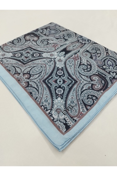 Güneş Eiffel Cotton Soft Special Series Shawl (Ethnic & Floral Pattern, Original, Hijab Clothing, New Collection)