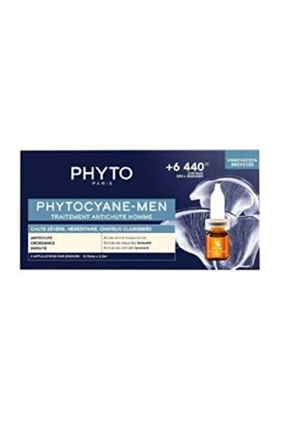 Alfa Phyto Cyane Erkek Tipi Kronik Saç Dökülmesi Karşıtı Bakım Serumu 12'li 5 ml