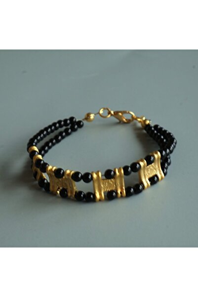 B Design jewelry Zaik Siyah Akik Bileklik