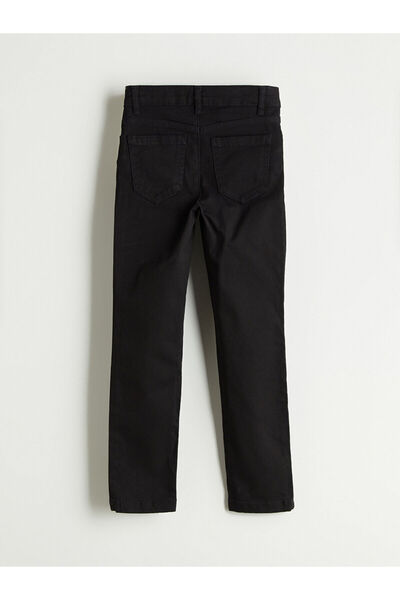 LC Waikiki Black Slim Fit Girl's Trousers