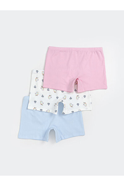 LC Waikiki LCW Kids Printed Girl's Boxer 3-pack (W5)