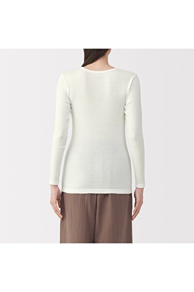 Muji Warm Cotton Long Sleeve T-Shirt