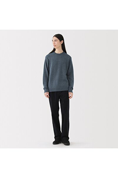 Muji Washable Mid-Gauge Crew Neck Sweater
