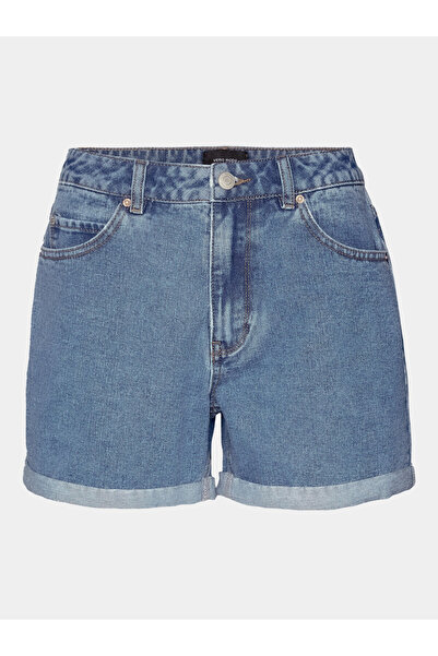 Vero Moda Γυναικείο τζιν σορτς μπλε VERO MODA-10279493 VMZURI ΜΕΣΑΙΟ ΜΠΛΕ ΤΖΙΝ