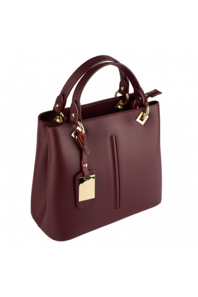 AZZURA Eveline Bag, 100% leather red