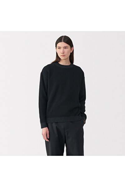 Muji Washi Blended Knit Long Sleeve Pull Over
