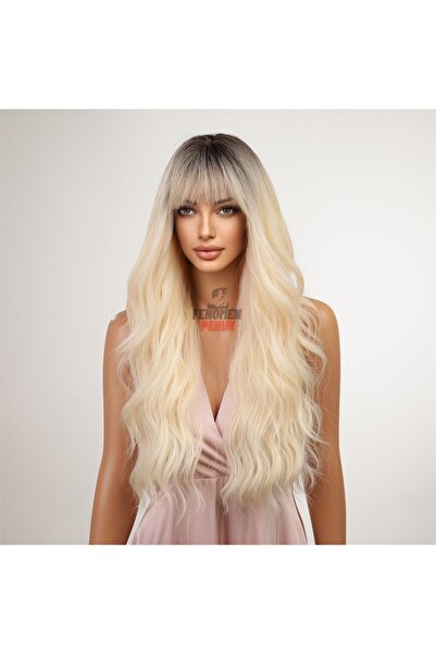 Fenomen Peruk Siyah Platin Ombreli Vip Yeni Sezon Peruk