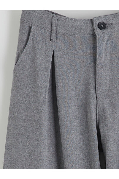 LC Waikiki Pantaloni pentru fete cu pliuri cu picioare late LCW Kids (W5)