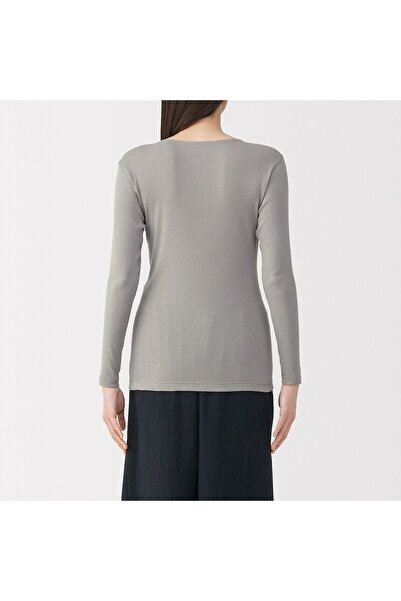 Muji Warm Cotton Long Sleeve T-Shirt