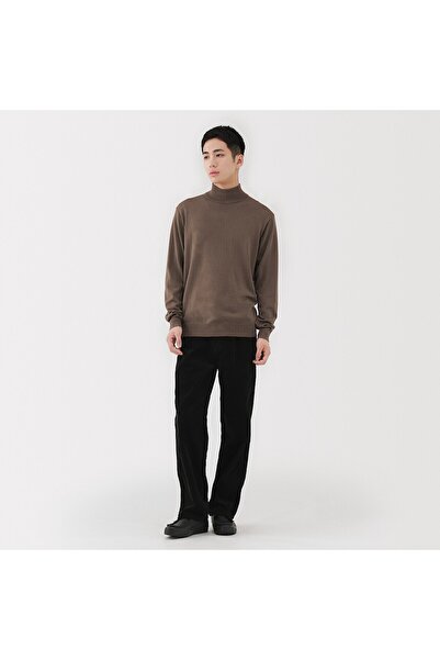 Muji Washable High-Gauge High Neck Sweater