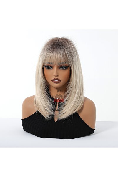 Fenomen Peruk FNM Vip Özel Tasarım Ombreli Yeni Sezon Peruk - Gerçek Saç Doku...