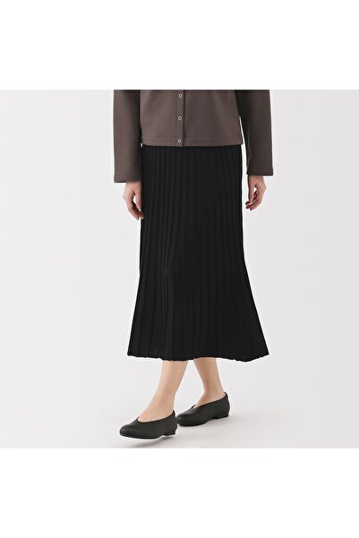 Muji Lyocell Blended Flared Skirt