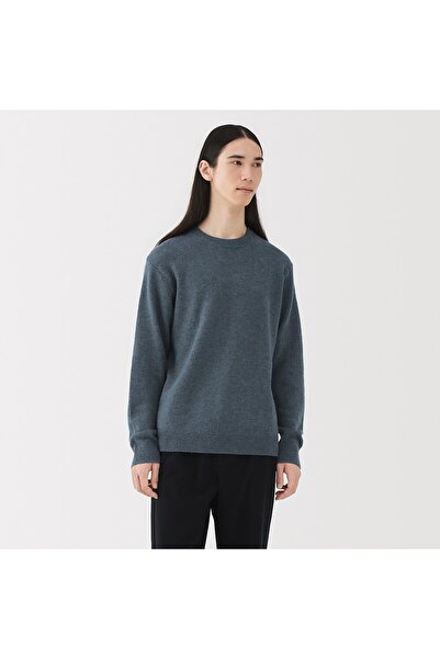Muji Washable Mid-Gauge Crew Neck Sweater