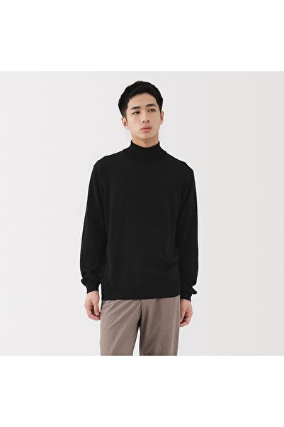 Muji Washable High-Gauge High Neck Sweater