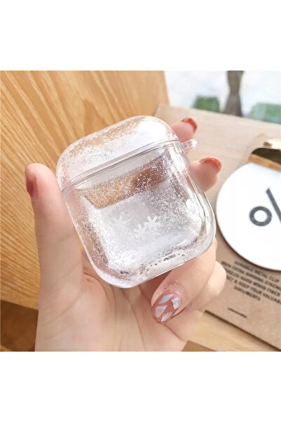 bbtech Apple AirPods 1 and 2. Water Glitter Silicone Earphone Case Compatible with Generations