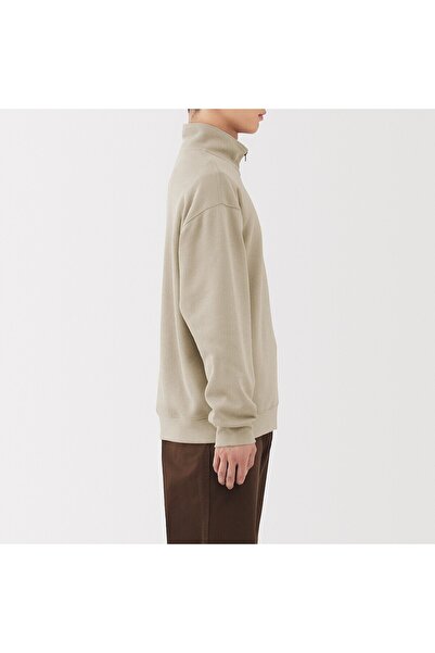 Muji Double Knitted Half Zip Pullover