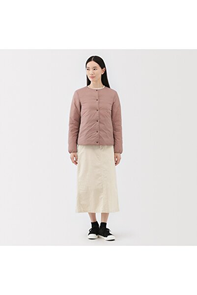 Muji Light Weight Down Pocketable Collarless Jacket