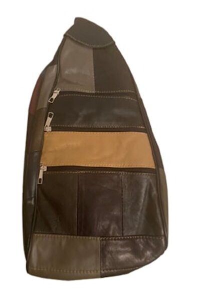 OEM Large Backpack Made of Multicolor Leather