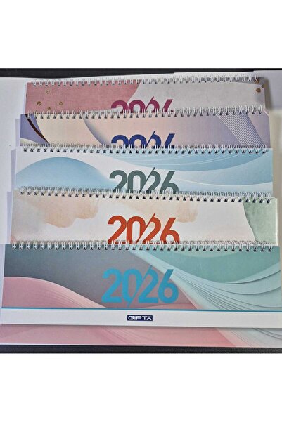 Gıpta MASA TAKVİMİ SPİRALLİ 2026 YILI 504_BTK 12X33 10LU [10 ADET FİYATIDIR]