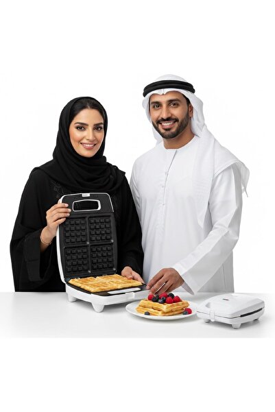 Nova Waffle Maker | Electric Non-Stick Waffle Iron with Adjustable Temperature Control | Cool Touch