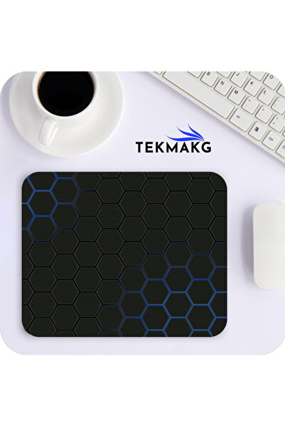 TEKMAKG Karbon Petek Desenli Profesyonel Mouse Pad Yüksek Hassasiyetli Kaymaz...