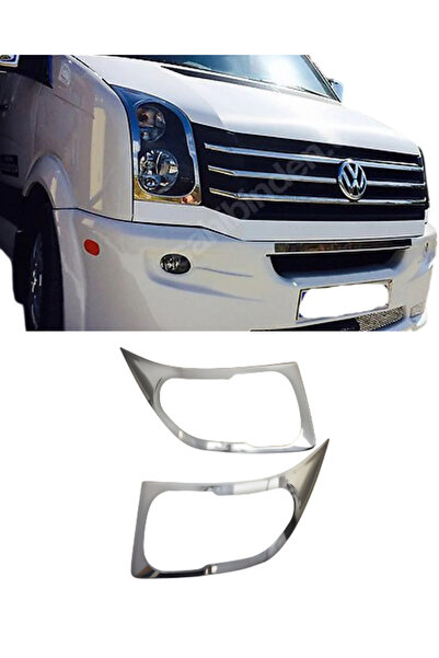ACK Dizayn VOLKSWAGEN CRAFTER 2006-2017 KROM FAR ÇERÇEVESİ PASLANMAZ A+