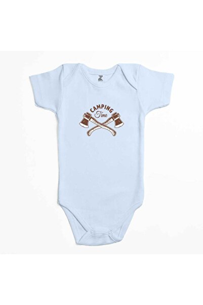 CrowsGate بدلة أطفال باللون الأزرق من كامبينج تايم