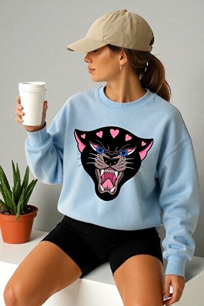 ArtYus Унисекс дълъг ръкав черно леопардово принт трансфер принт велосипедна ...