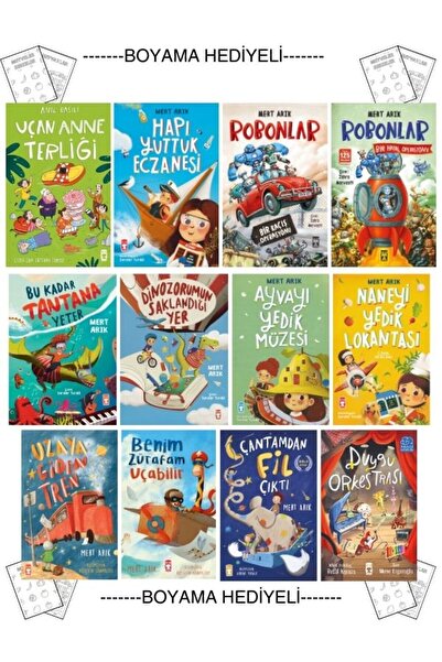 Timaş Çocuk Boyama Uçan Anne Terliği Robonlar Naneyi Yedik Lokantası Duygu Or...