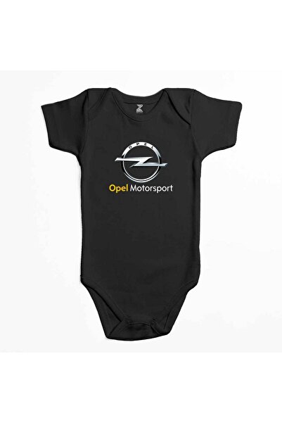 CrowsGate Opel Motorsport Black Color Baby Bodysuit