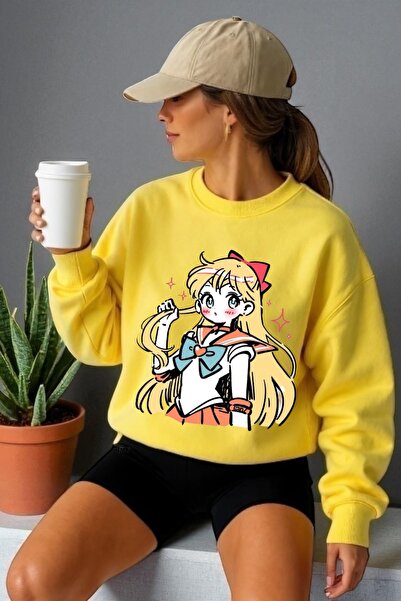 ArtYus Tricou unisex cu mânecă lungă Moon Warrior Transfer cu imprimeu guler ...