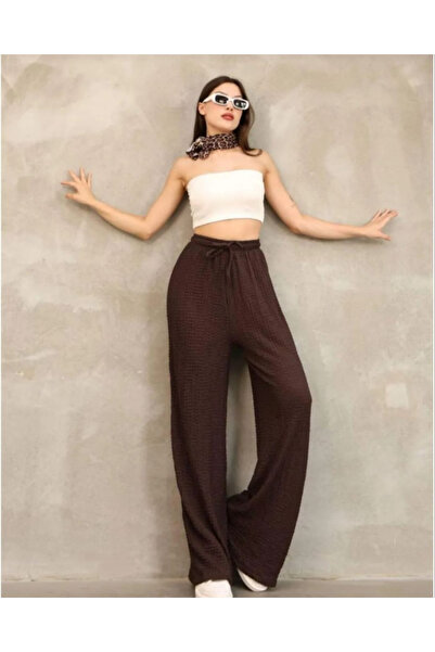 Hugglii Bubble Gofre Kadın Pantolon