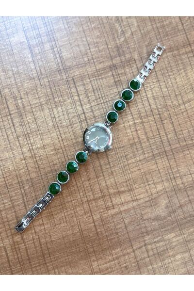 LOOQ Vintage Bead Model Zircon Stone Women's Wristwatch