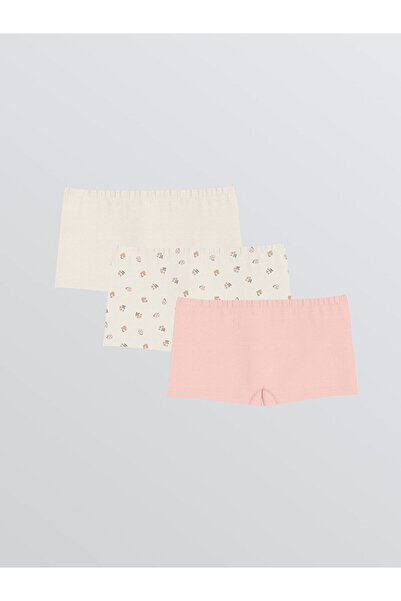 LC Waikiki Boxeri pentru fete imprimate LCW Kids 3 piese (W5)