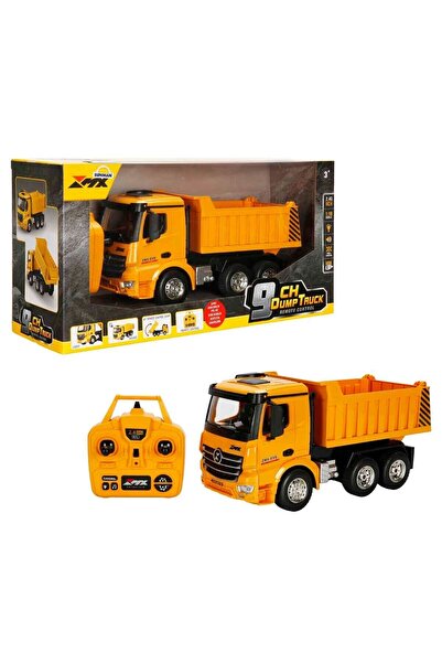 Sunman 5083 SUN-RST-RC آلة عمل 1 18 شاحنة قلابة FF مع إضاءة 9 قنوات 3 7 فولت USB 2 4 جيجاهرتز