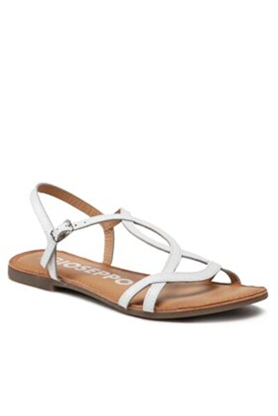 Gioseppo Γυναικεία Σανδάλια λευκά GIOSEPPO-69113-P LAMIM BIANCO