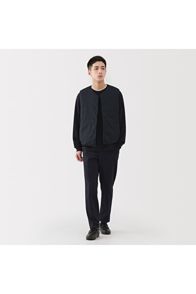 Muji Light Weight Down Pocketable Collarless Vest