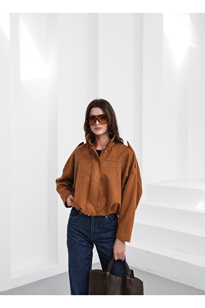 BLUE DAY'S Дамско бомбър яке от велур